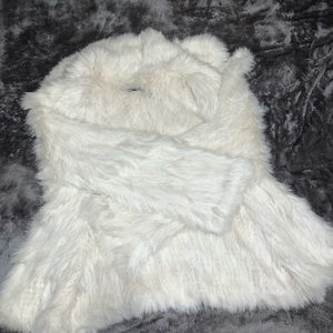 love token faux fur coat size xsmall